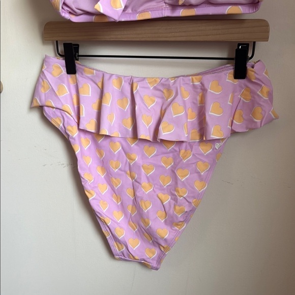 Stoney Clover Lane x Target Pink and Yellow Heart Bikini Set - Picture 5 of 9